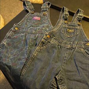 OshKosh B'gosh Denim and Patterned Kids Overalls